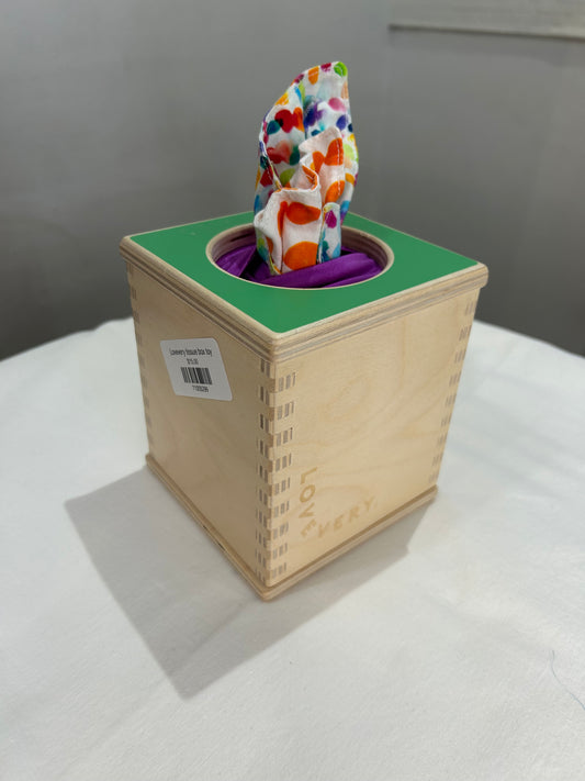Lovevery tissue box toy