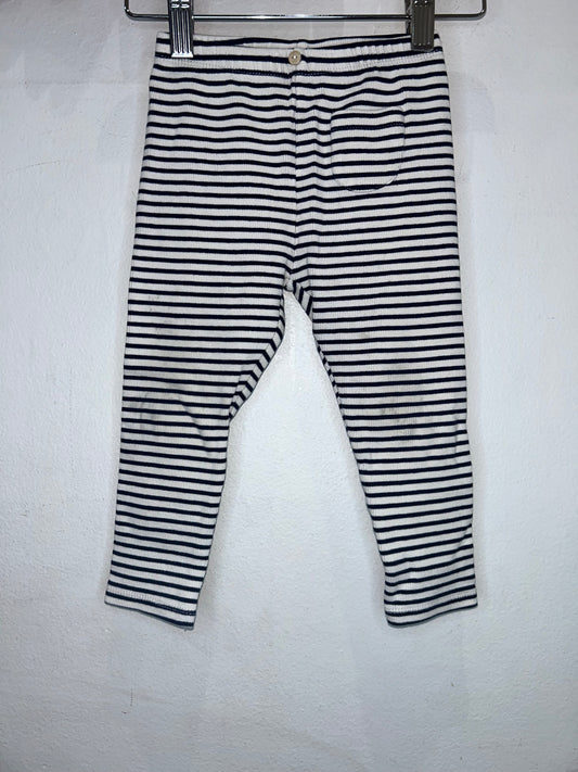 Striped ribbed pants 2-3y