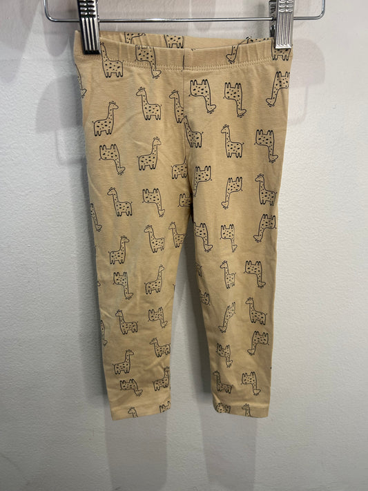 Giraffe leggings 12-18m
