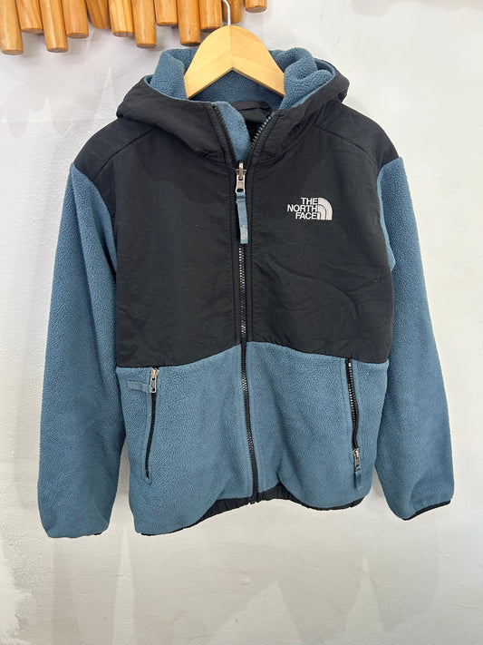 The North Face teal and black fleece 10-12y