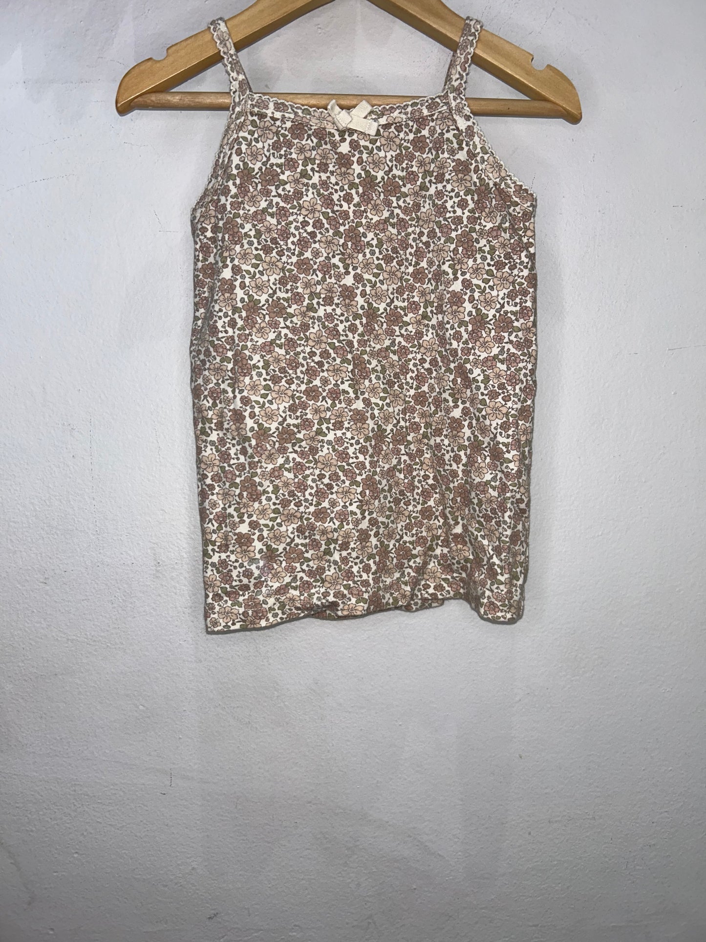 Jamie Kay brown floral tanktop 4y