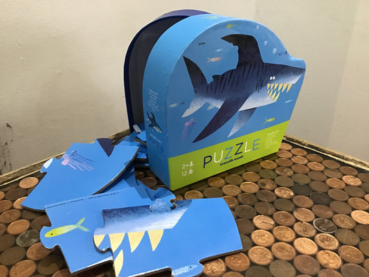 Crocodile Creek shark city puzzle 12 pieces