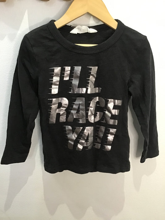 Ill Race Ya longsleeve 2-4y