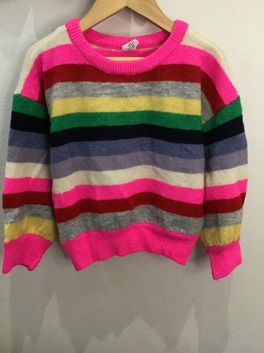 Bright stripes sweater 4y