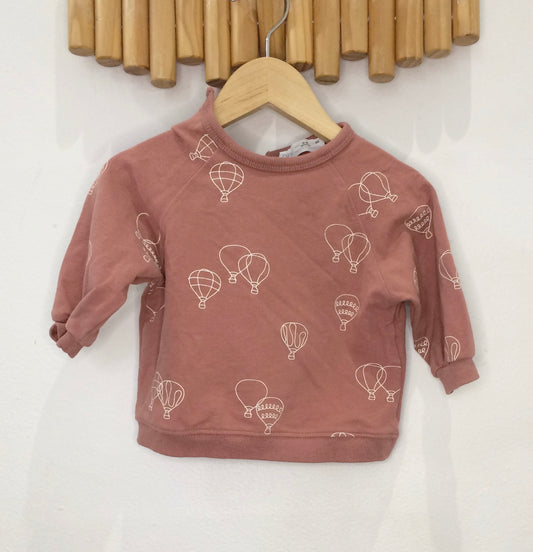 Hot air balloons pullover 3-6m