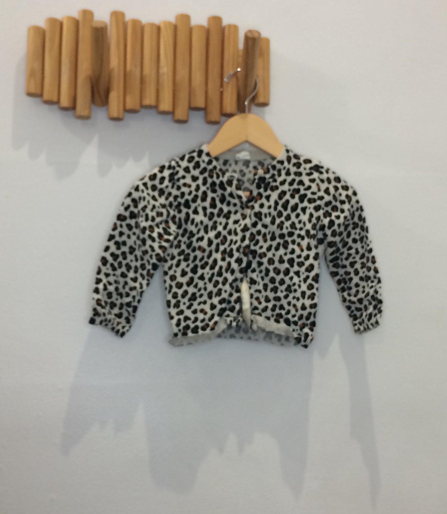 Leopard cardigan 12-18m