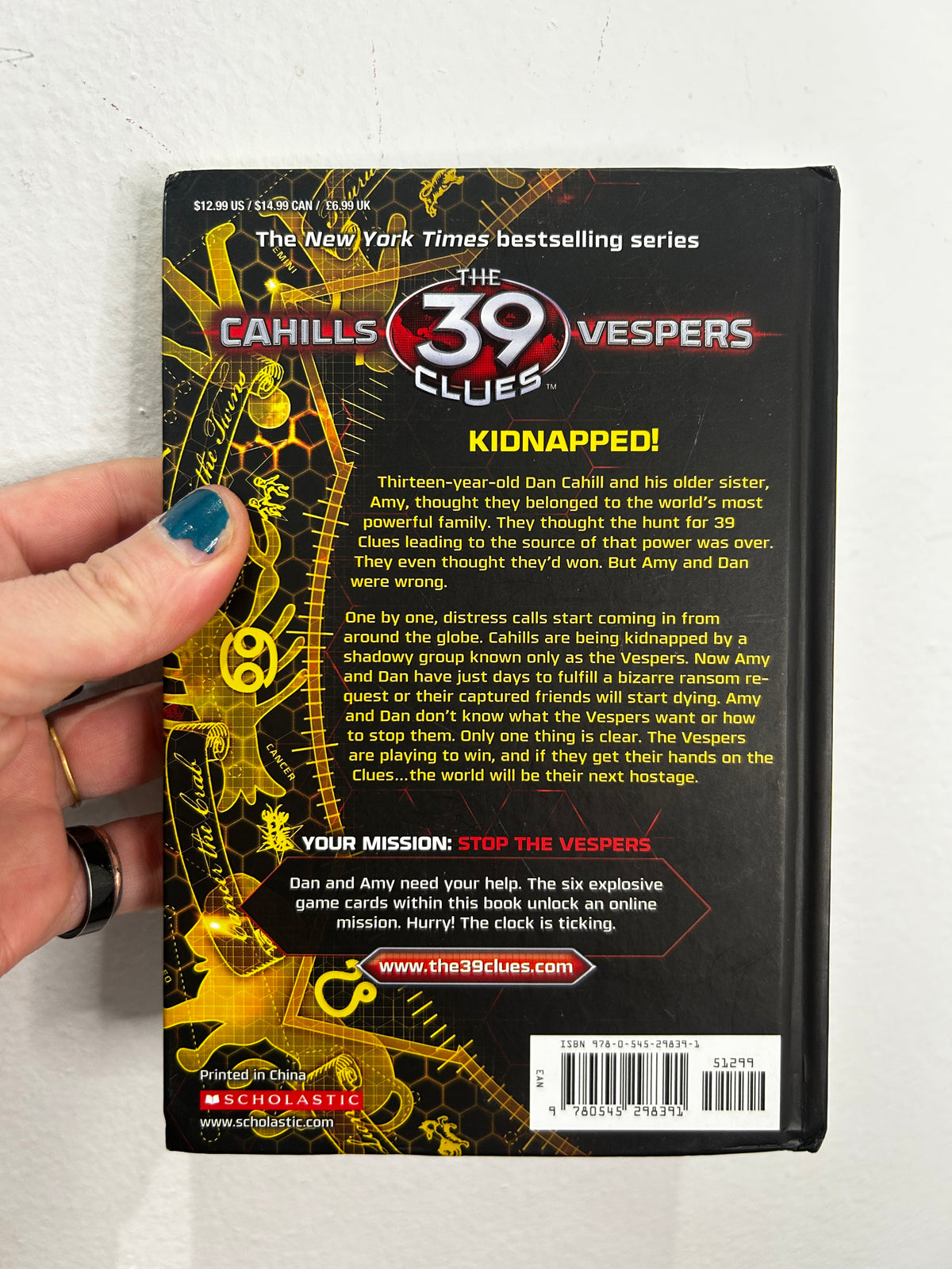 The 39 clues cahills vs vespers- books 1-4