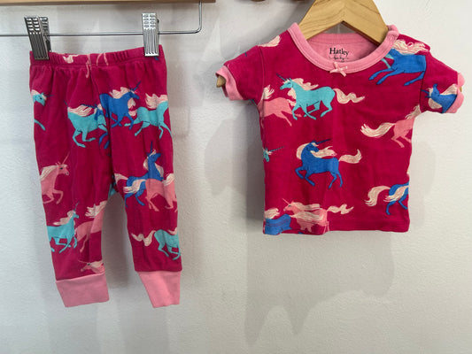 Hatley unicorn lonuge set 6-9m