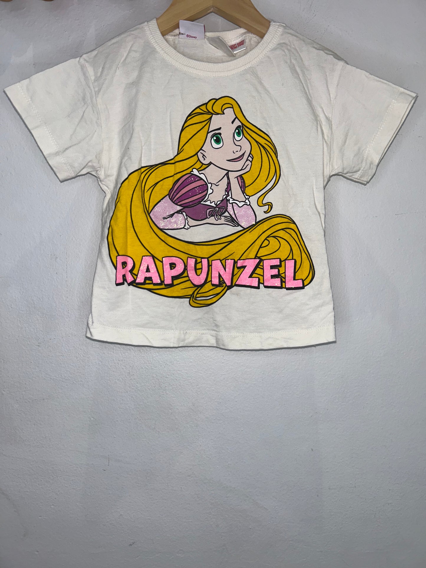 Rapunzel tee 2-3y
