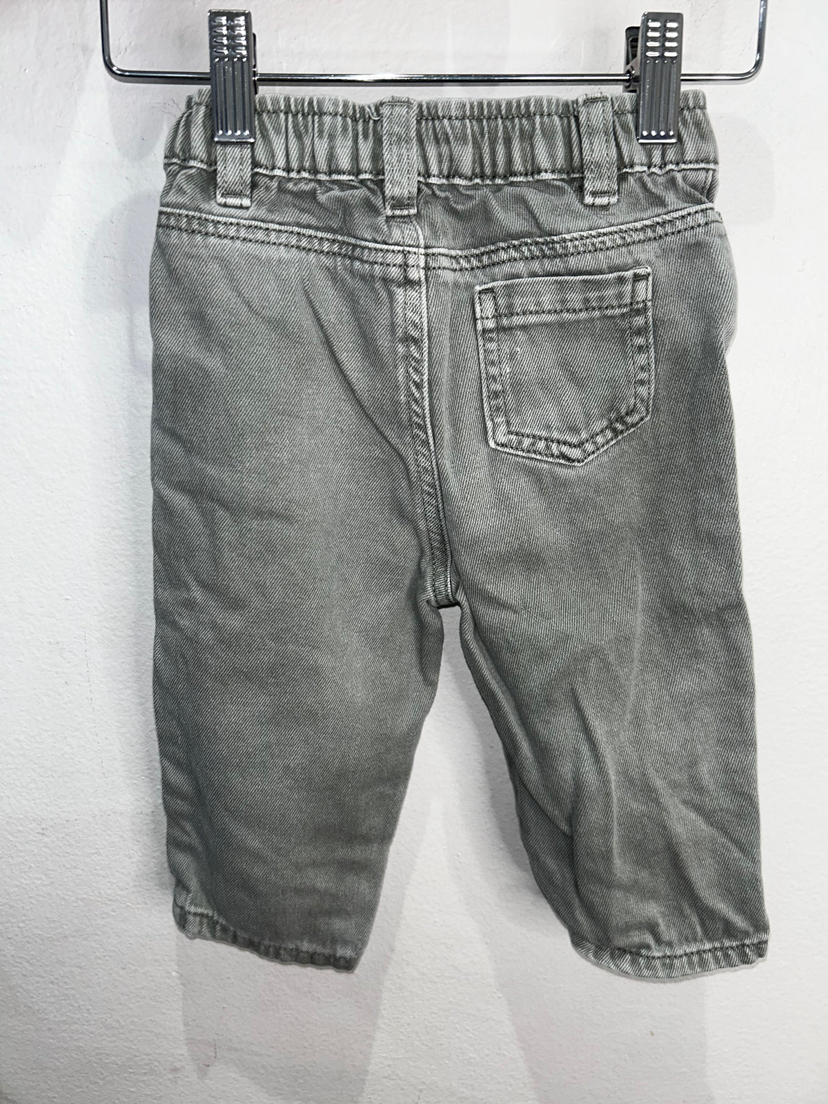 Grey wide leg jeans 12m