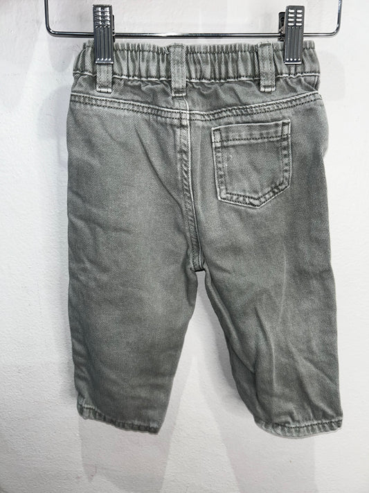 Grey wide leg jeans 12m