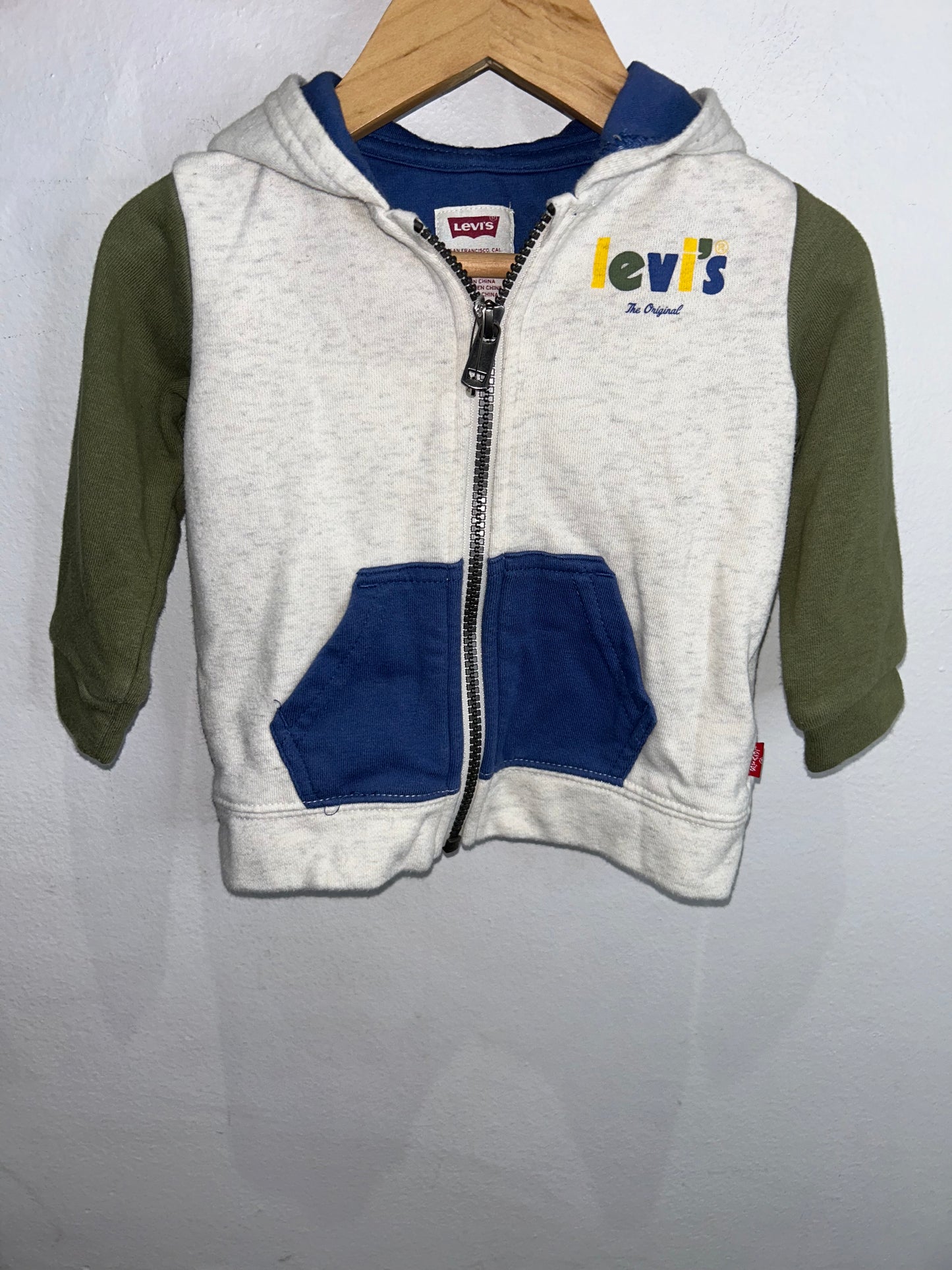 Levi's colour block sweatshirt 12m