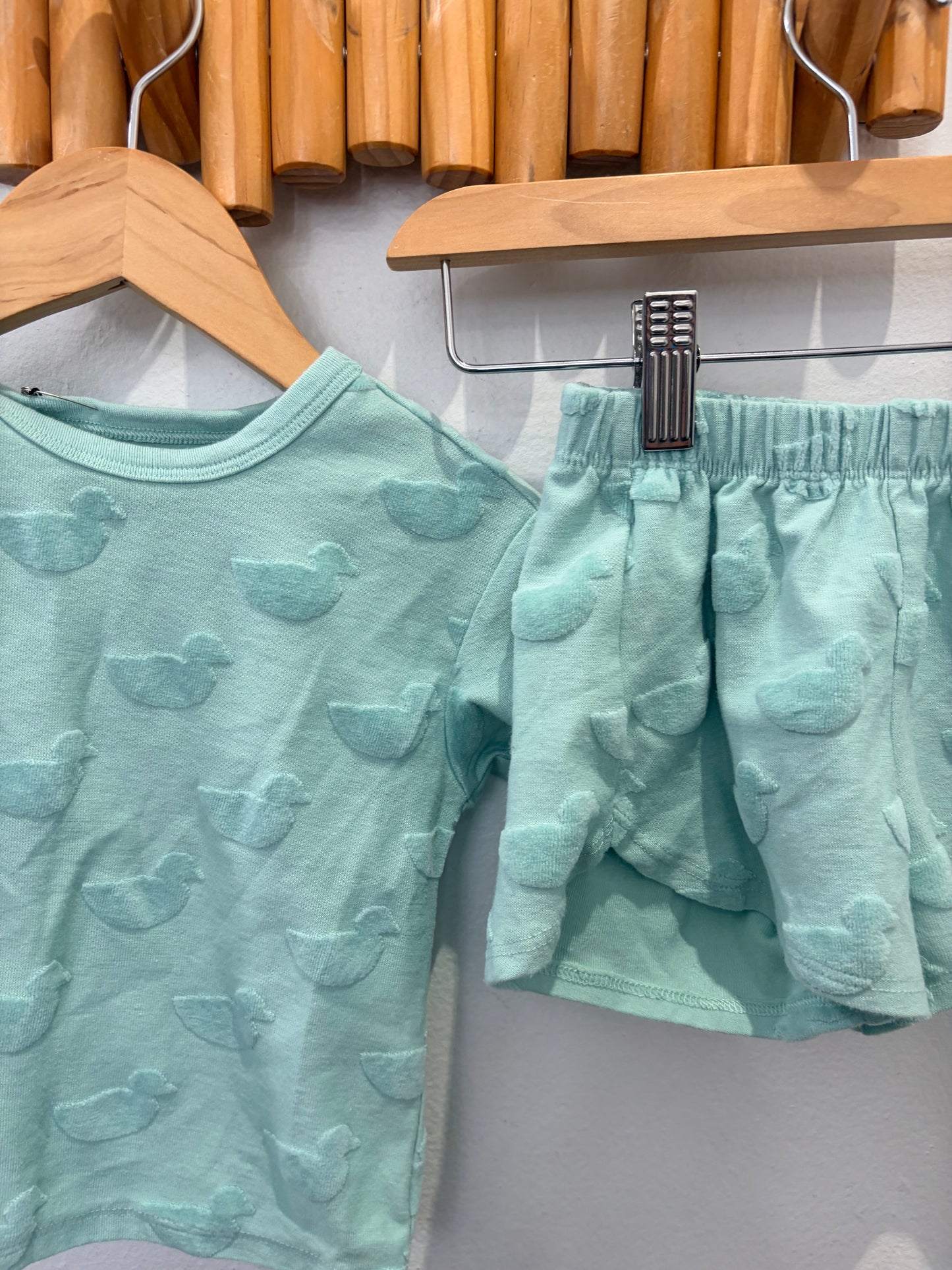 Ducks sage shorty set 18m