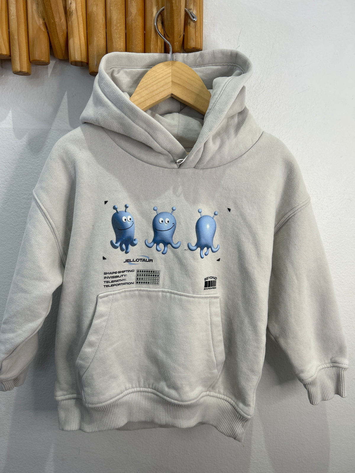 Jellotaur hoodie 3-4y