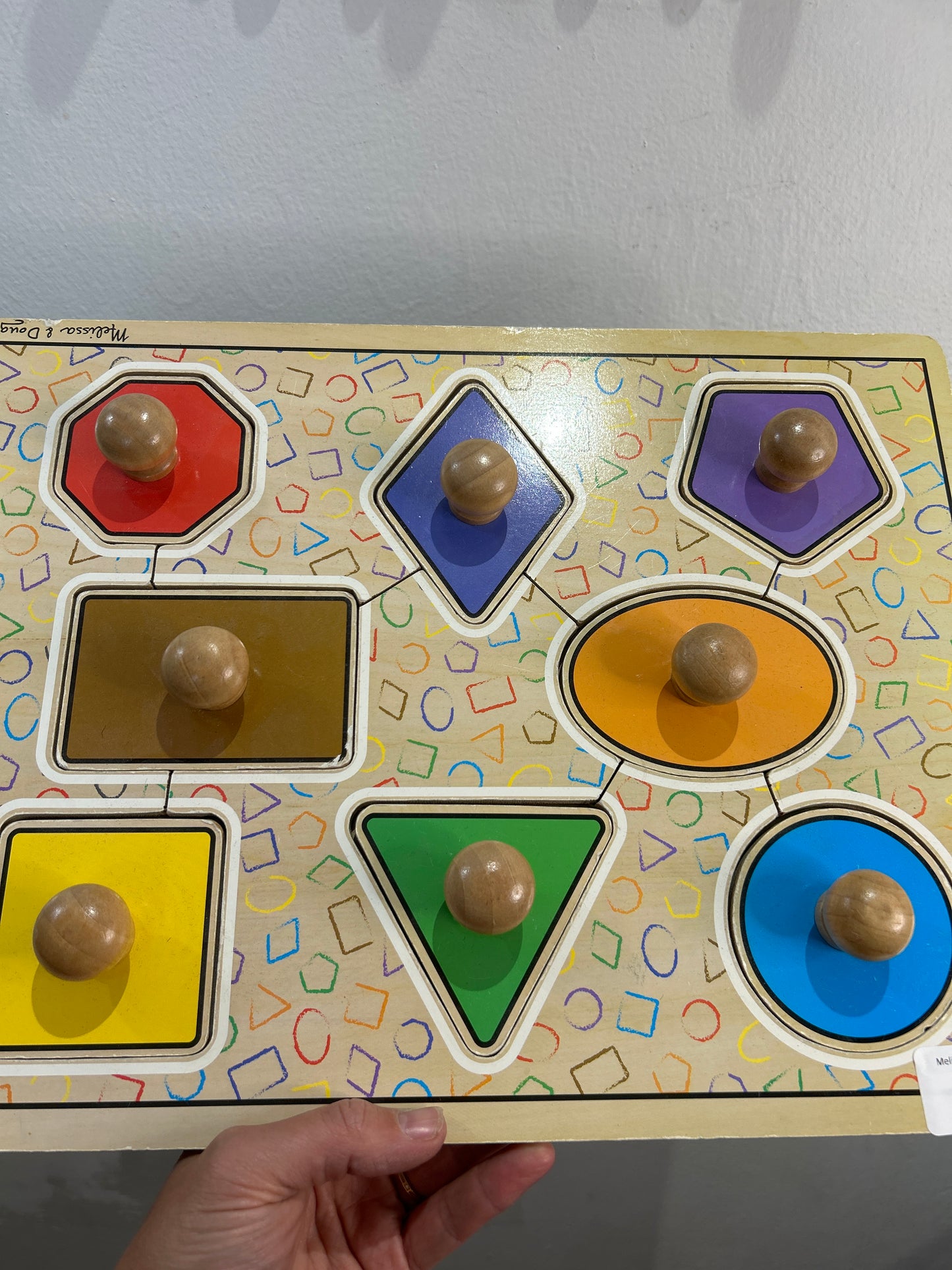 Melissa & Doug shapes puzzle