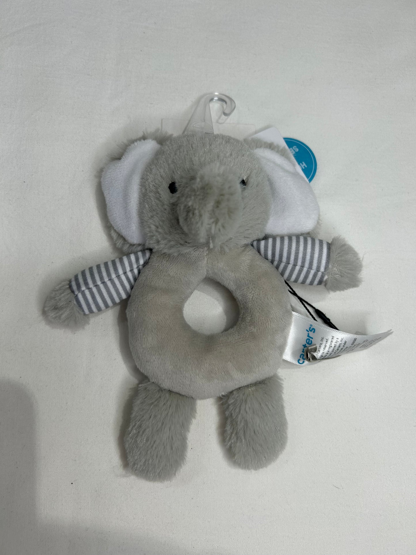 Elephant baby rattle NEW
