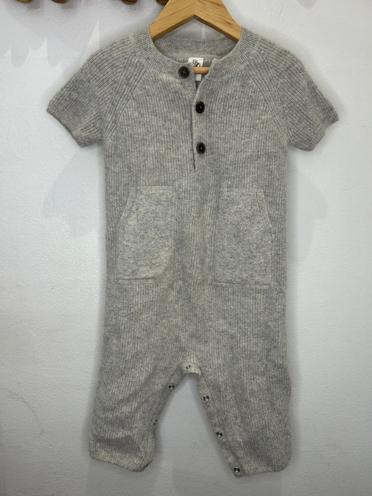 Cashmere romper 18-24m