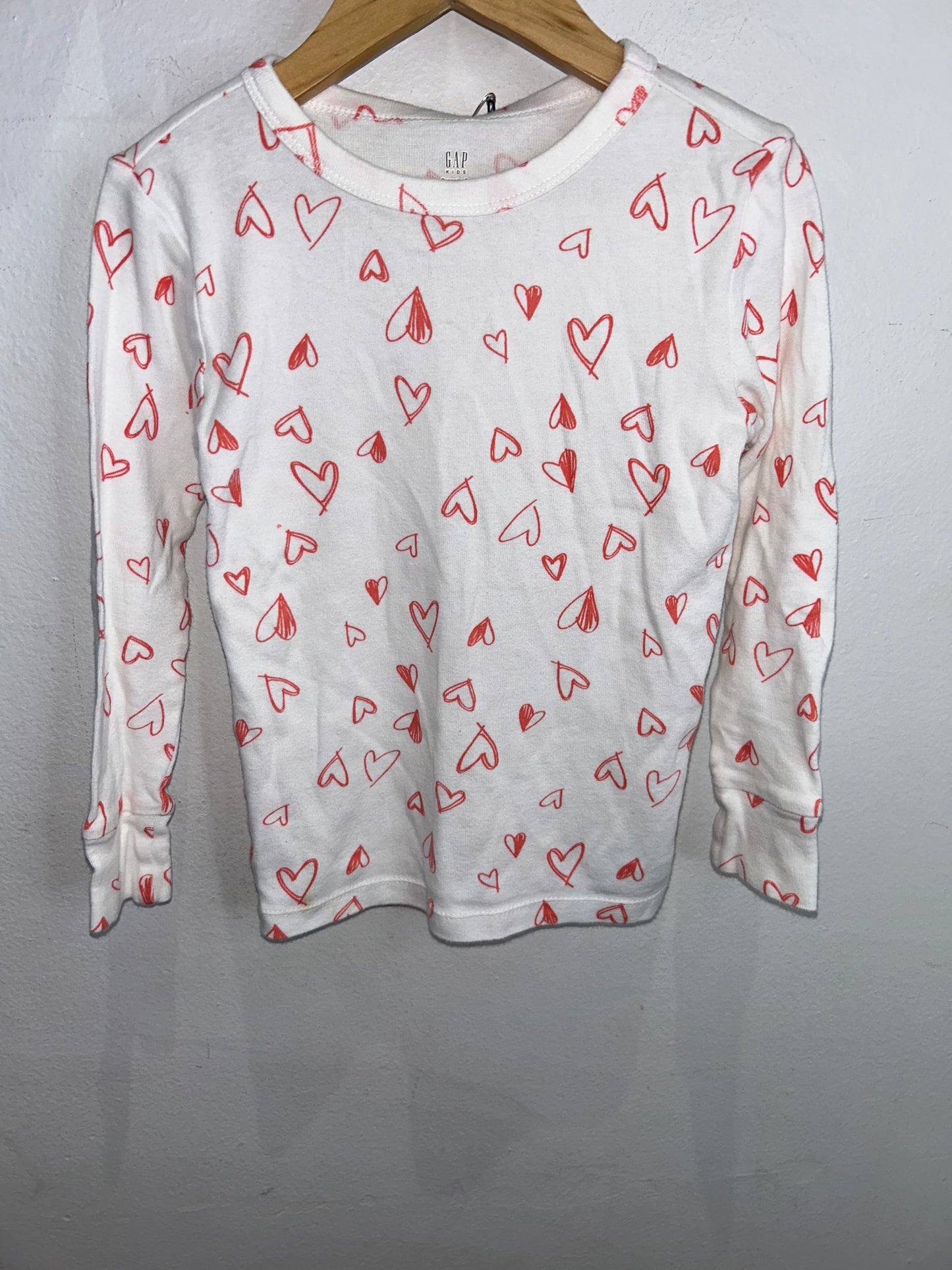 Peach hearts pyjamas 6y