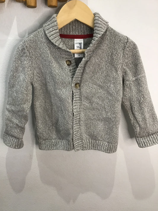 Sweater grey collared 18m