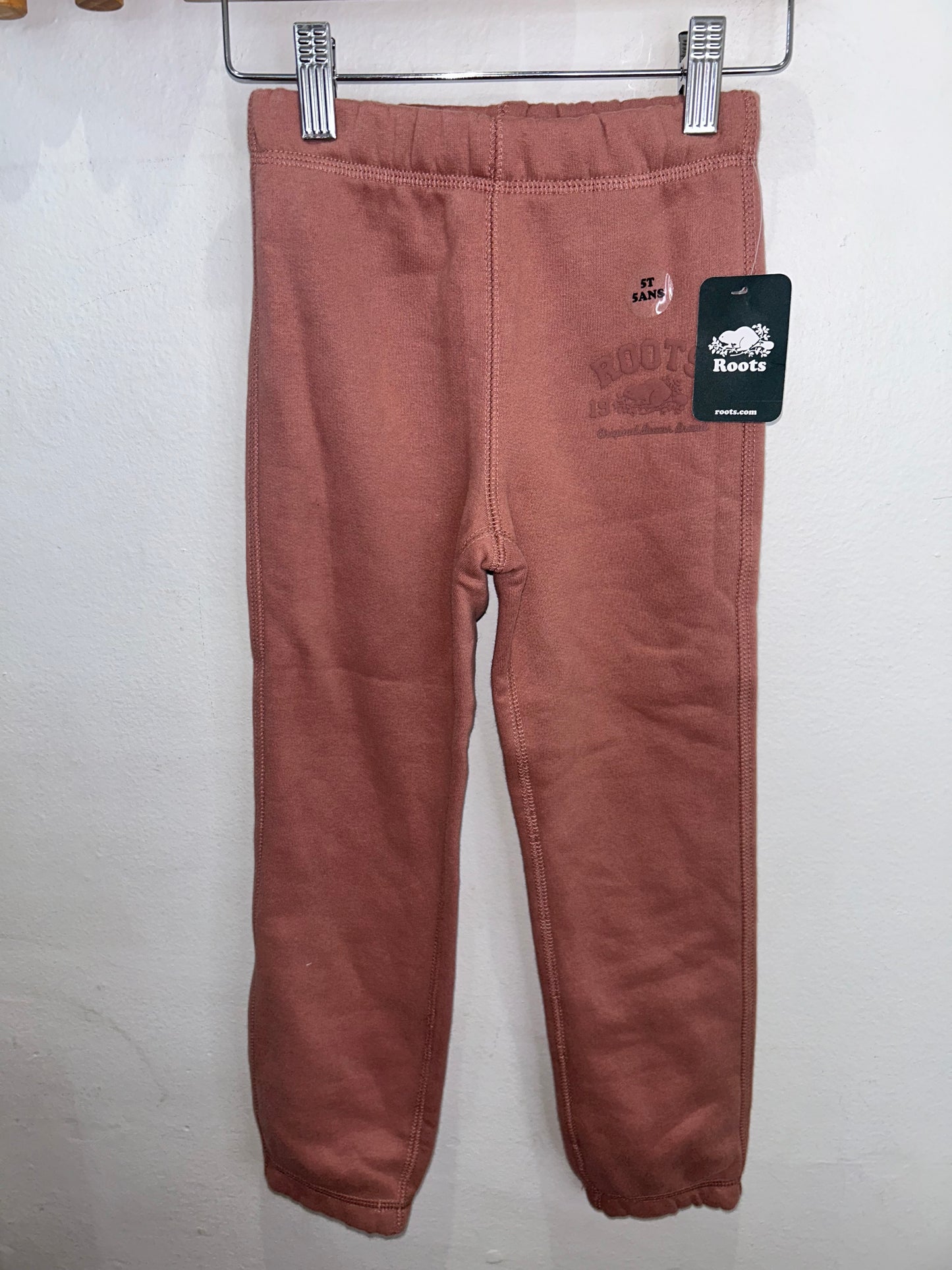Roots brown joggers 5y NEW