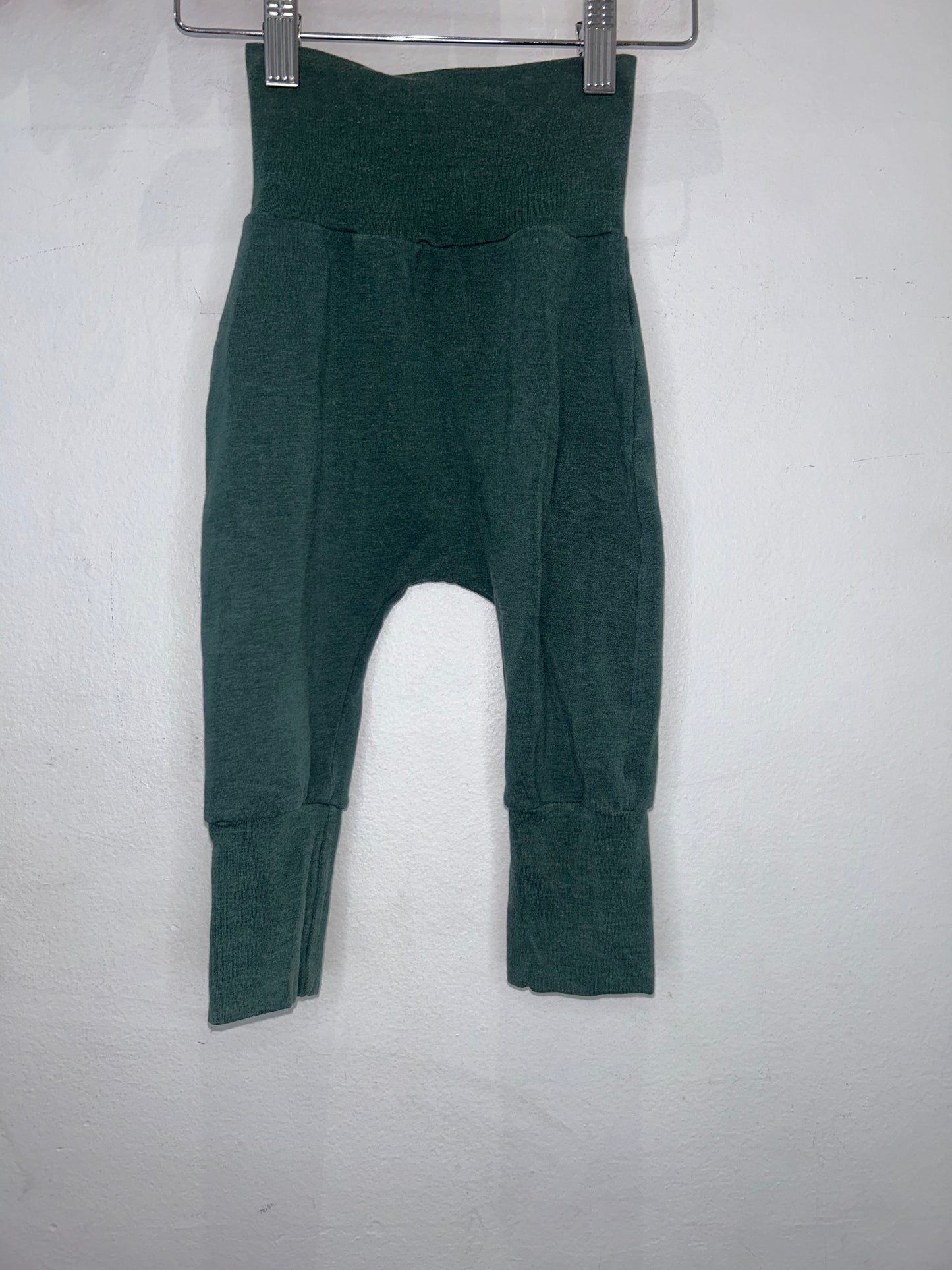 Pure Colour green pants 6-18m