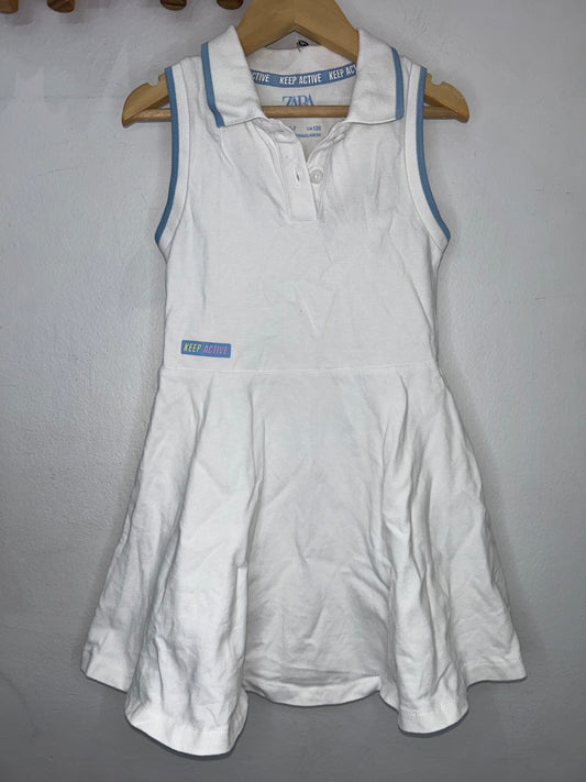 White tennis dress 6y