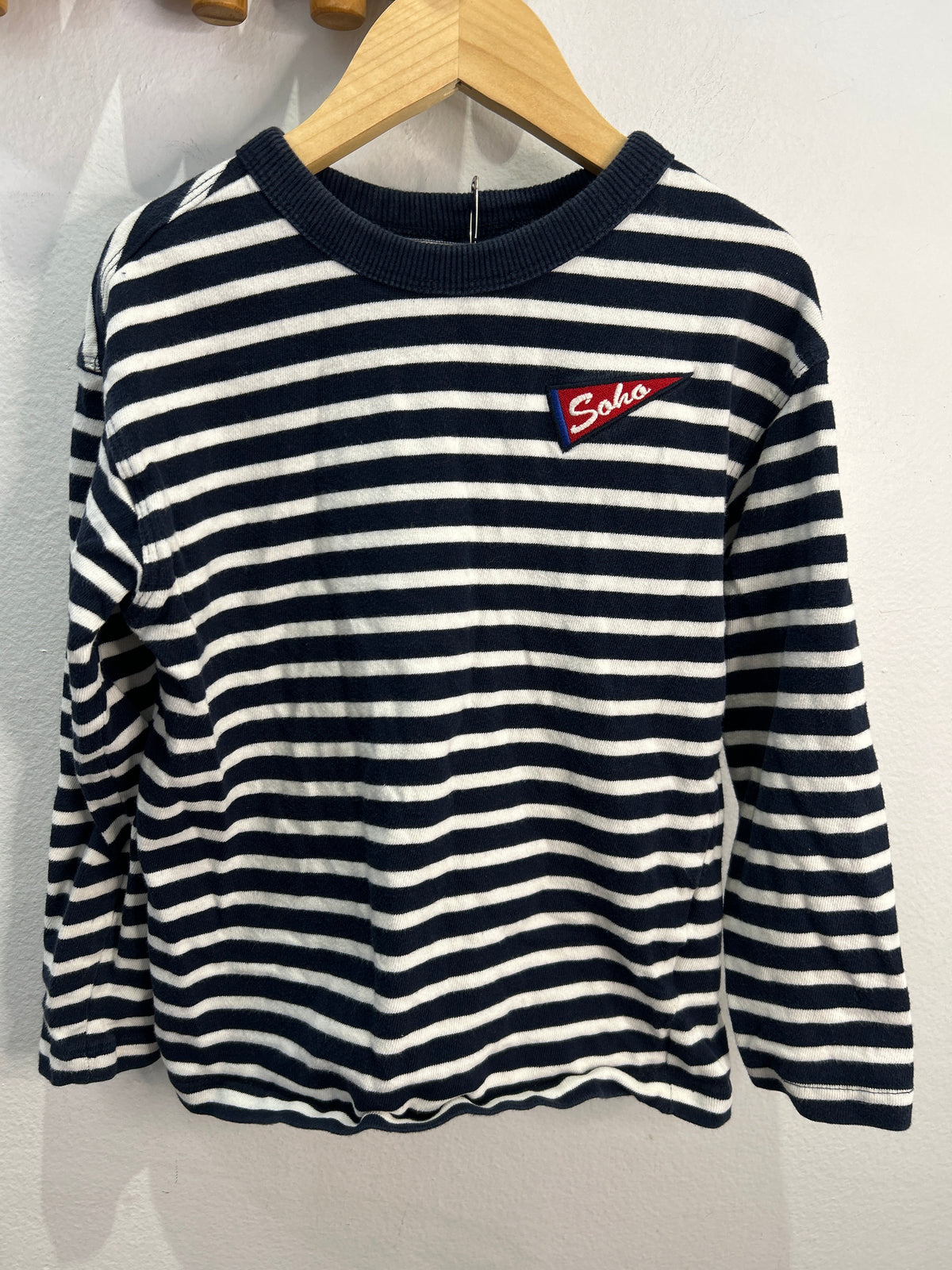 Striped thick longsleeve 6-8y