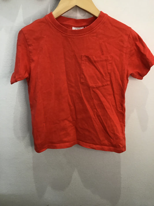 Tee red pocket 3y