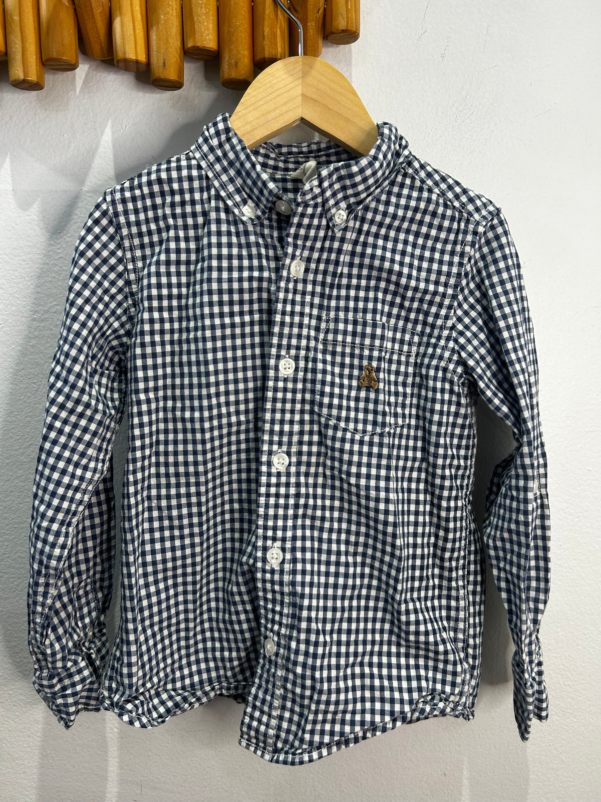 Blue  checkered shirt 5y