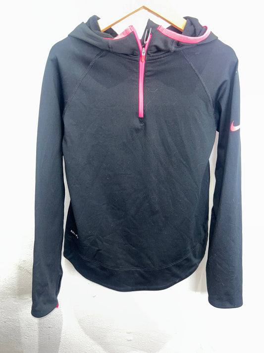 Pink detail quarter zip 10-12y