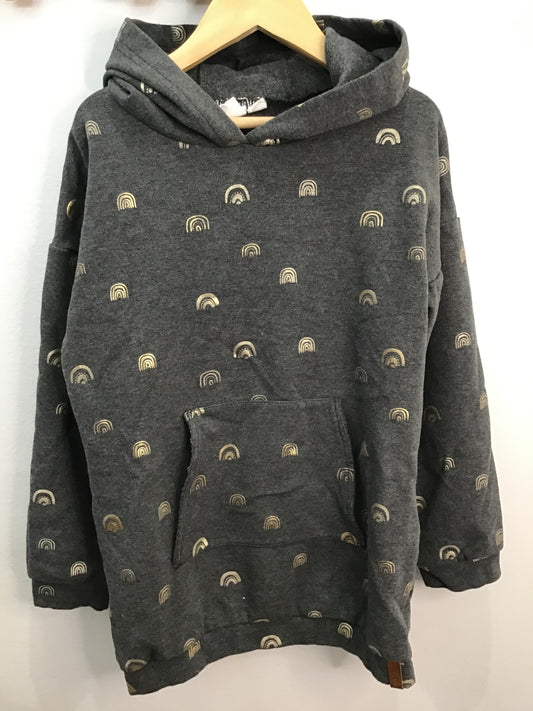 Hoodie deuxpardeux rainbows 8y