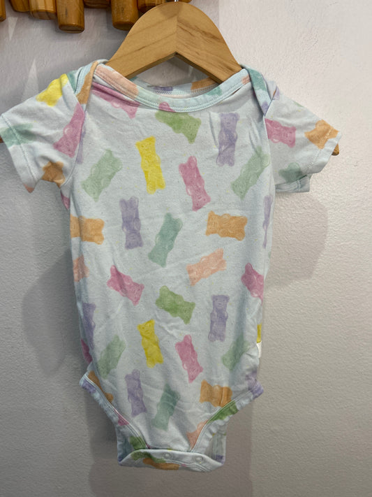 Louloulollipop gummy onesie 3-6m