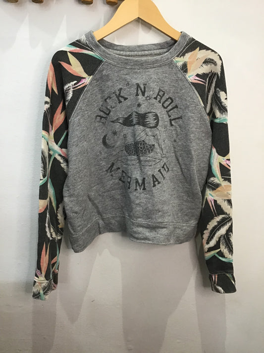 Pullover rock and roll mermaid 6y*