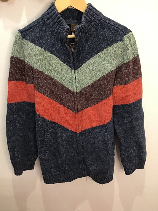 Tea Collection knit zip-up 8-10y