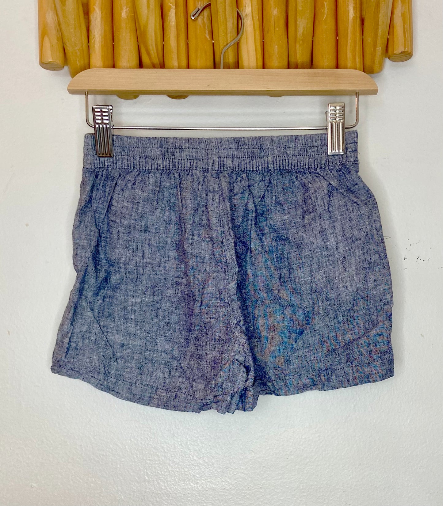 Chambray pull-on shorts 5y