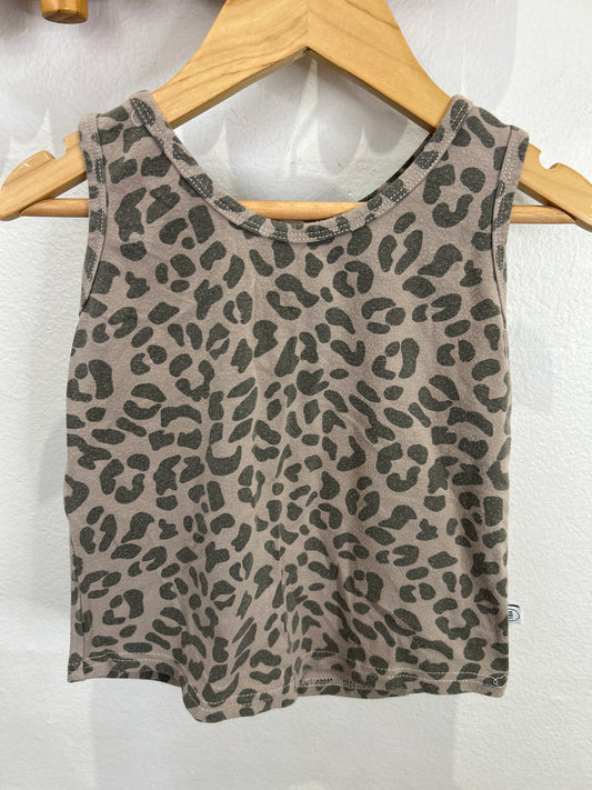 Bamboo leopard tanktop 1-2y*