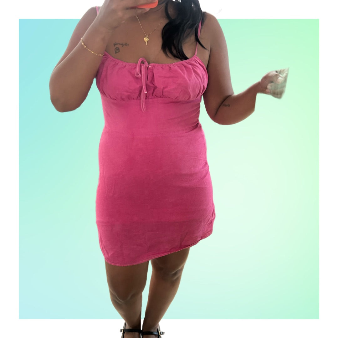 Pink mini dress M