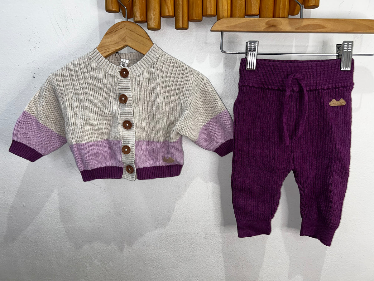 Souris Mini duck sweater set 3-6m