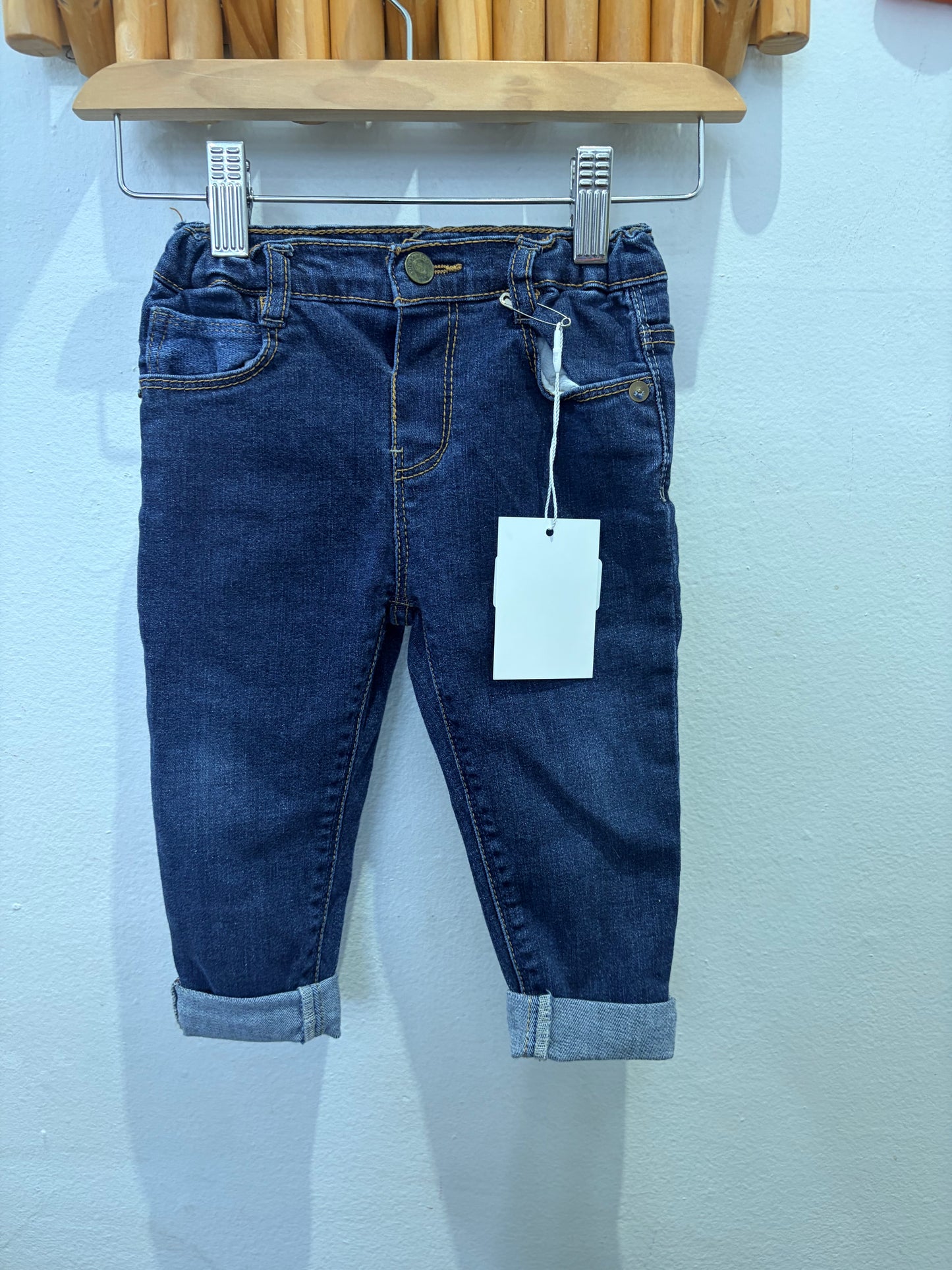 Cuffed jeans 12-18m