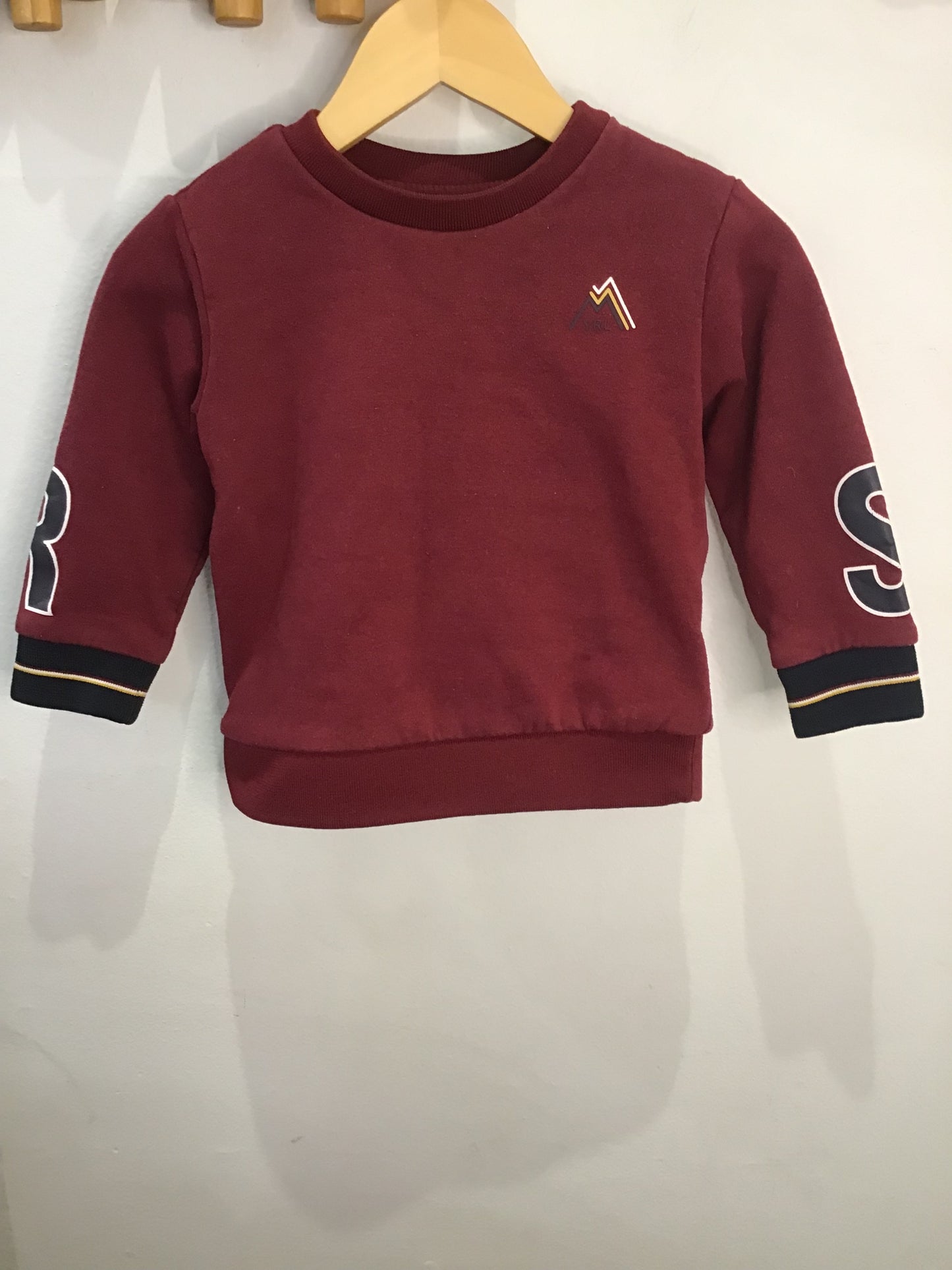 Mayoral maroon pullover 2y