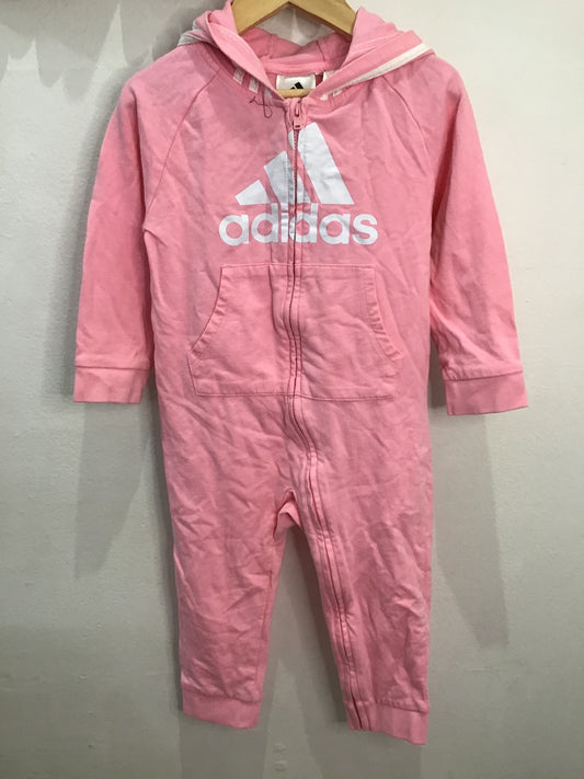 Pink Adidas romper 24m