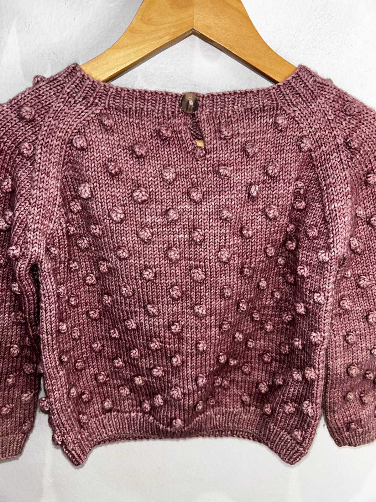 Misha and Puff pink sweater 3-4y