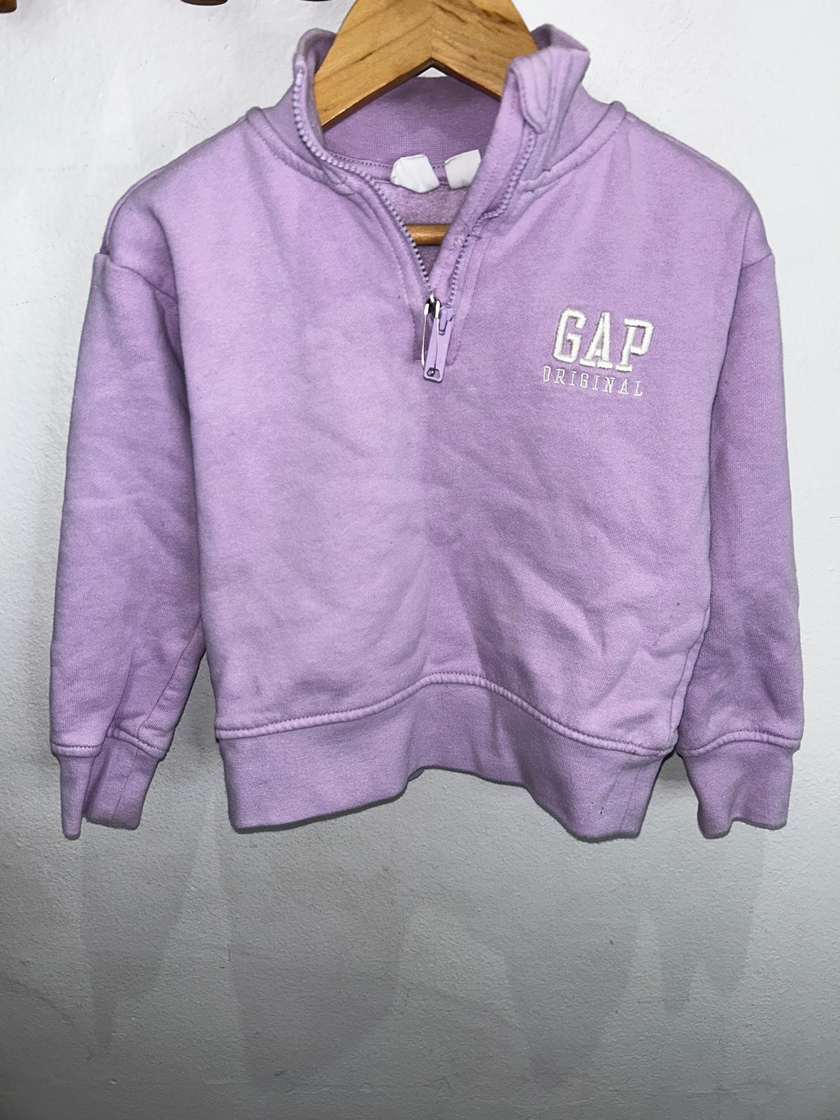 Lavender quarter zip 4-5y