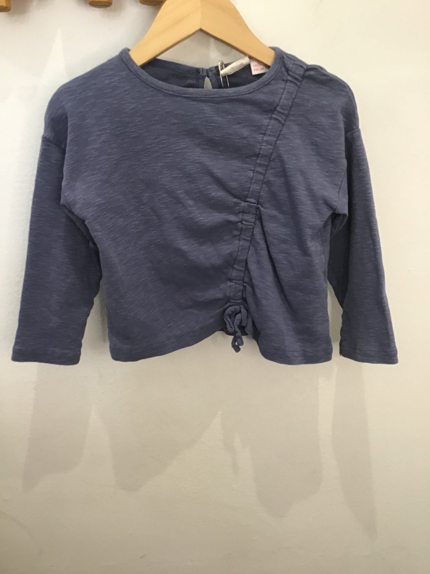 Blue knot detail longsleeve 18-24m