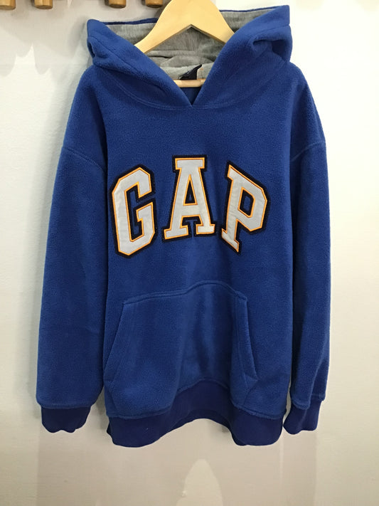 Gap blue fleece hoodie 8y