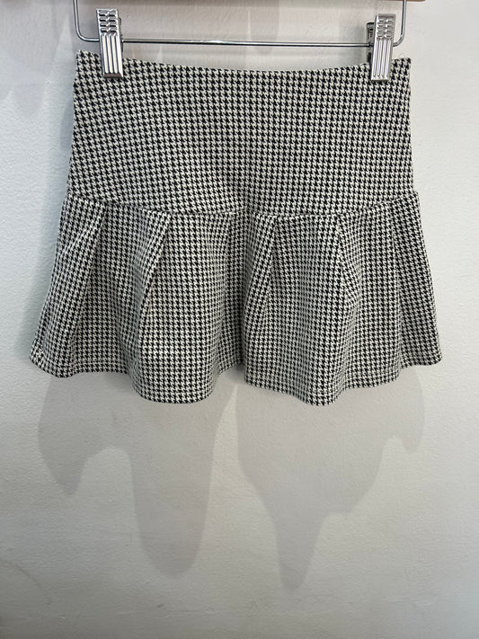 Houndstooth skirt 4-6y