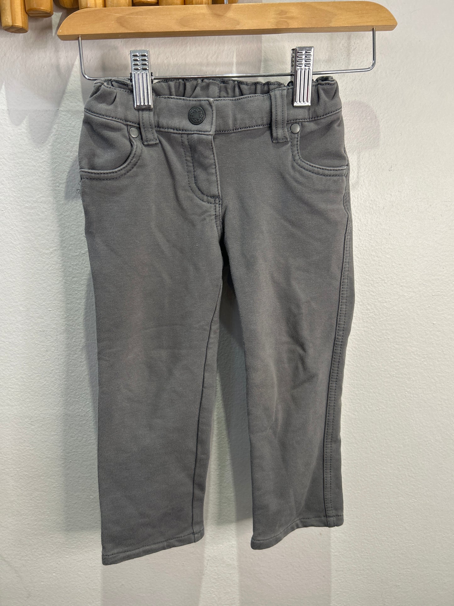 Hannah Andersson grey stretchy pants 2y (90cm)