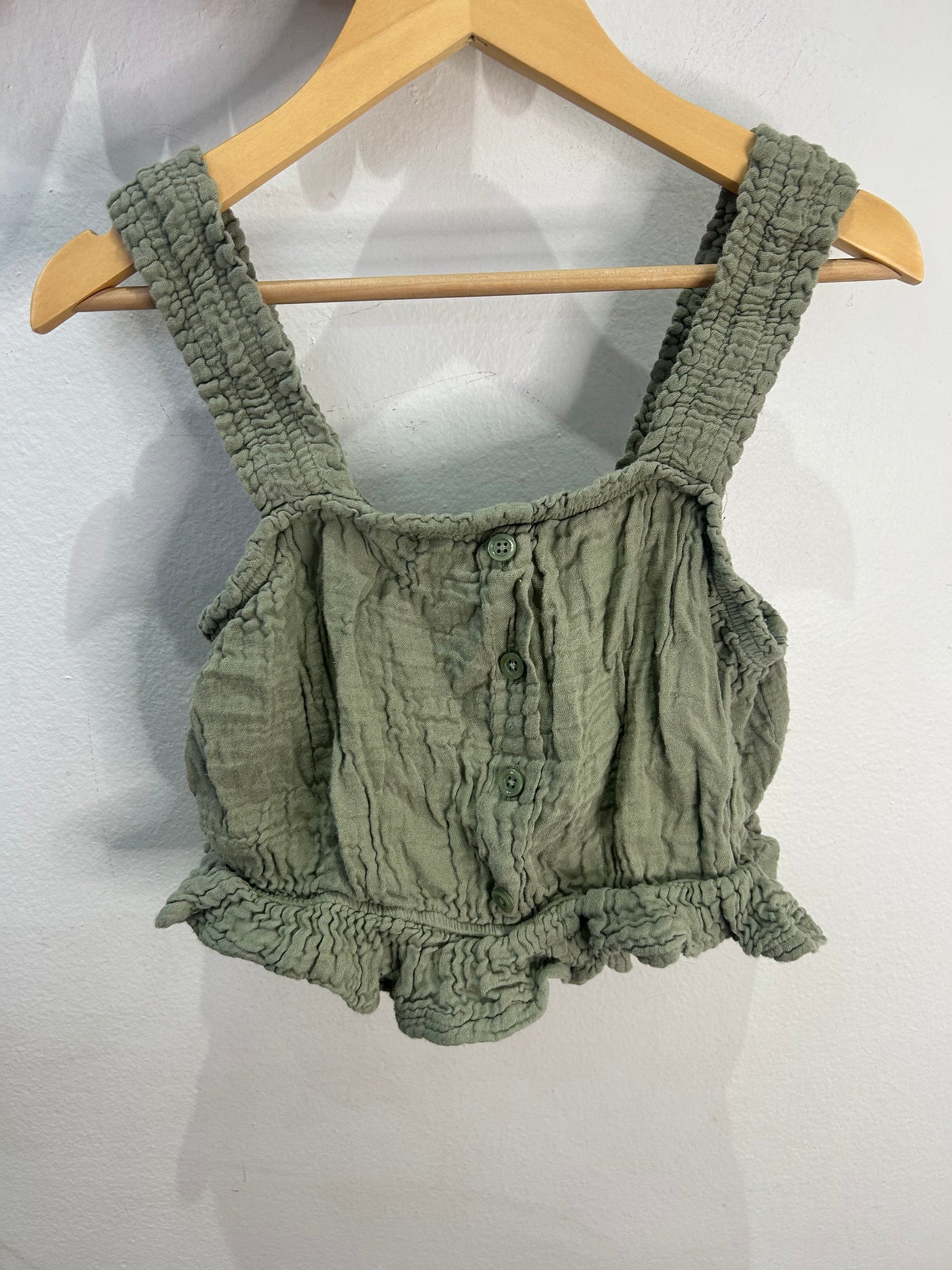 Sage crop tanktop 10y