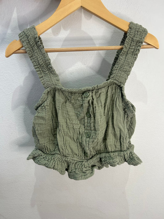 Sage crop tanktop 10y