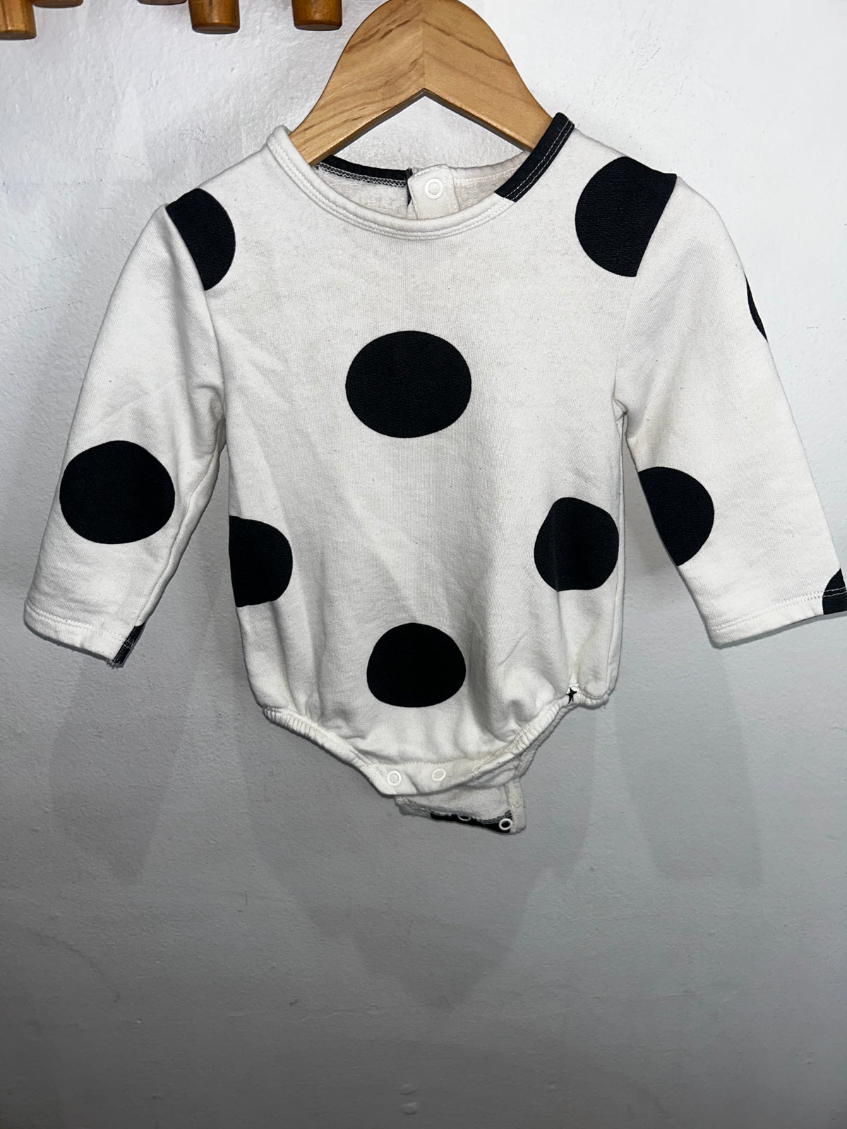 Dots onesie pullover 9-12m